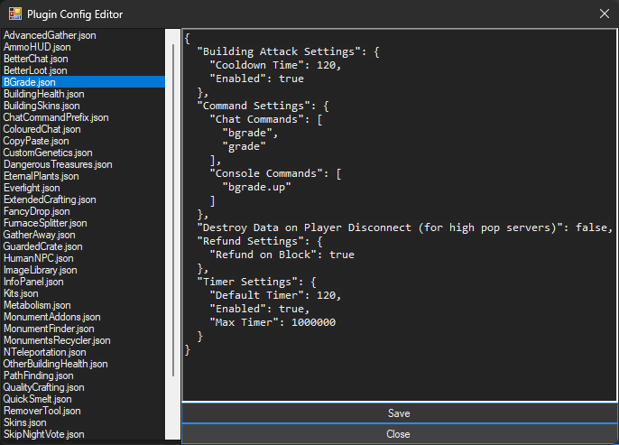 Edit Plugins Button Edit State